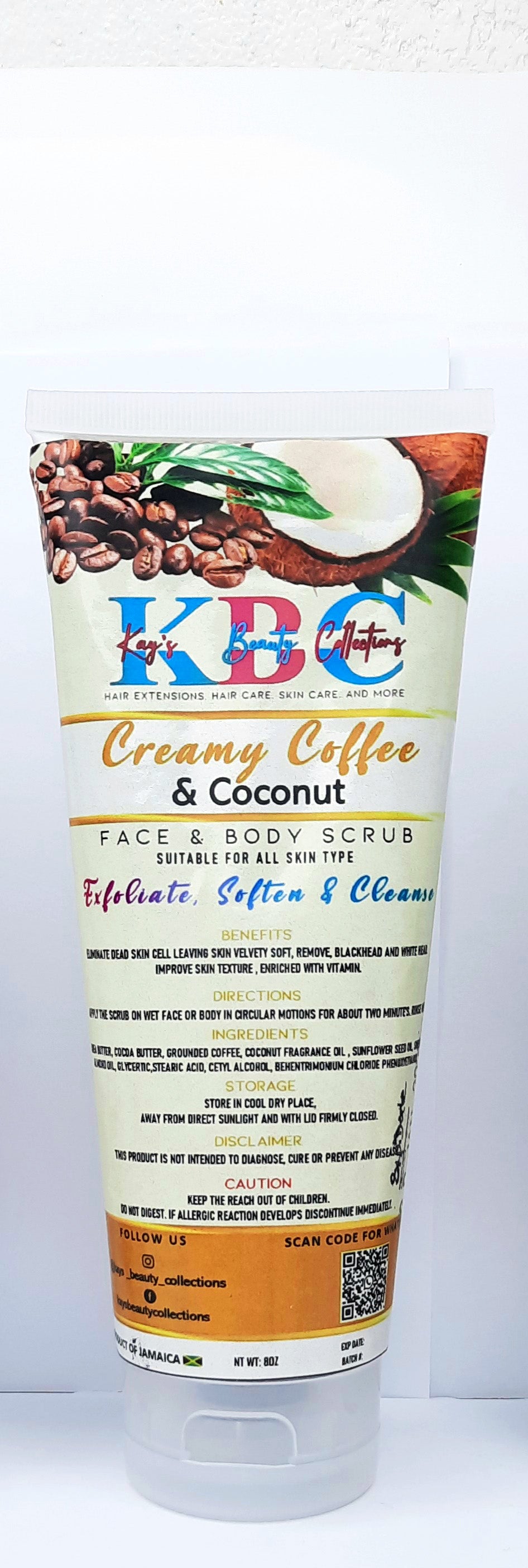 KBC Coconut & Coffee Body scrub - Sweet Jamaica Shopping