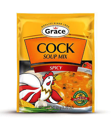 Grace Chicken Flavored Soup Mix with Spices 12 Units - Sweet Jamaica Shopping