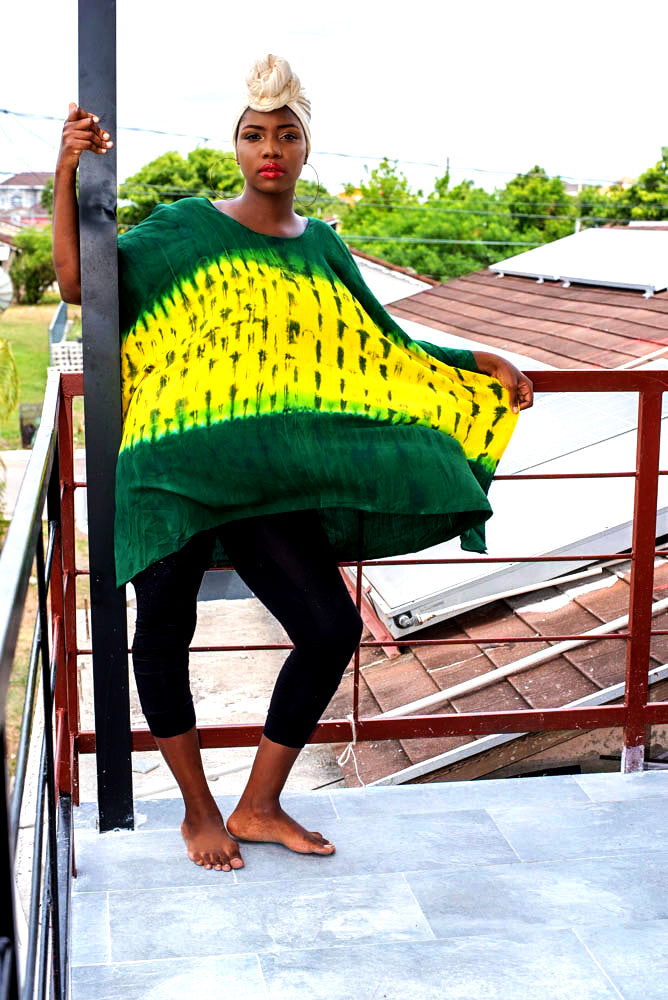 Cold shoulder kaftan - Sweet Jamaica Shopping
