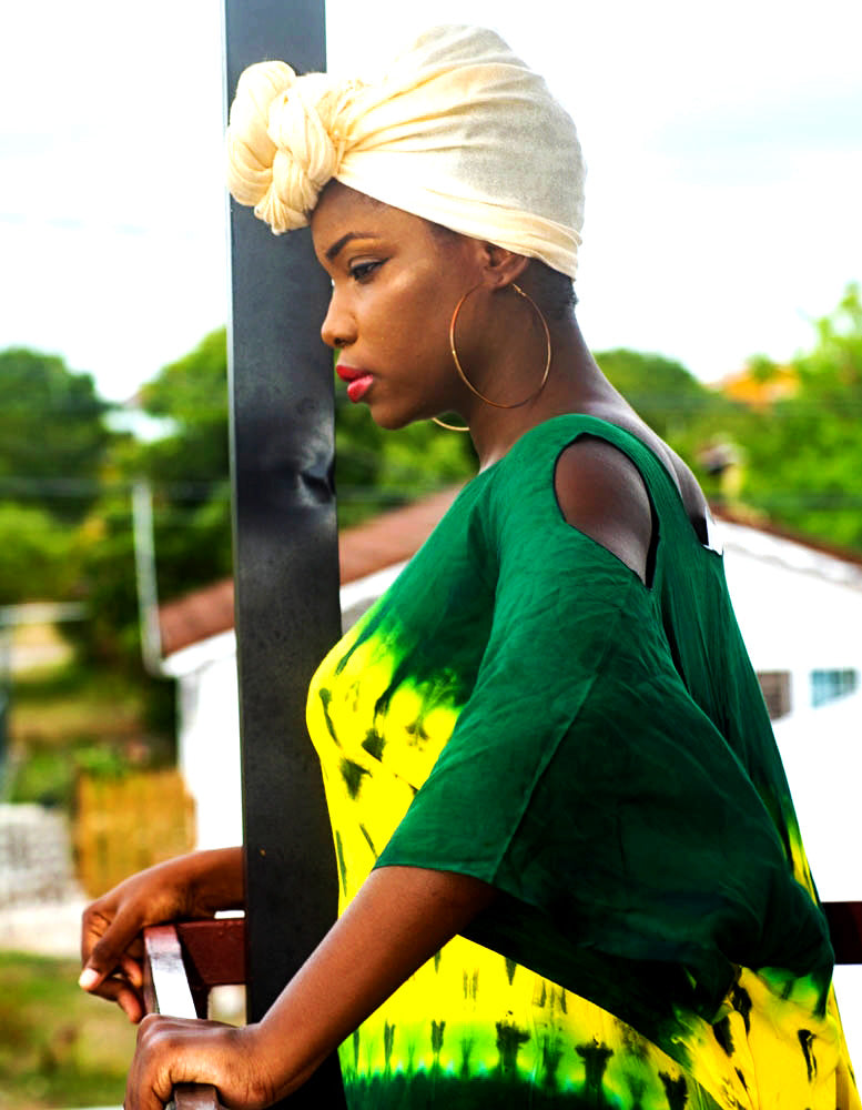 Cold shoulder kaftan - Sweet Jamaica Shopping