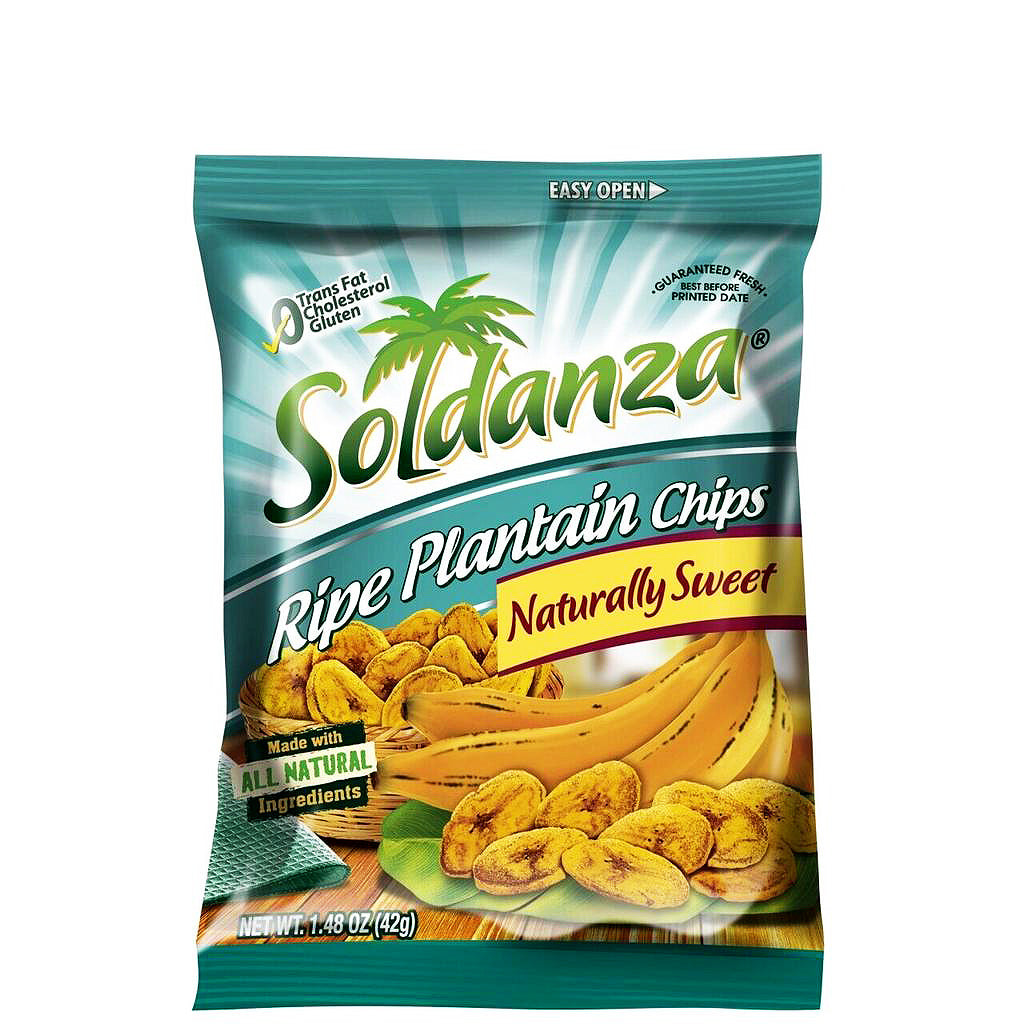 Soldanza Ripe Plantain Chips 12 units - Sweet Jamaica Shopping