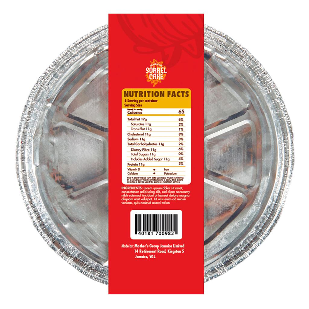 Mother's Bakery Sorrel Cake - Sweet Jamaica Shopping
