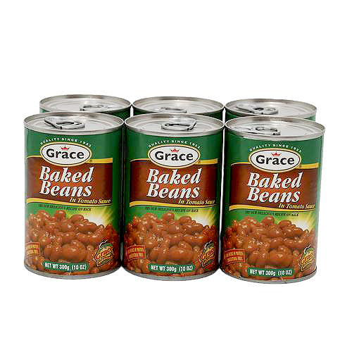 Grace Baked Beans 6 units - Sweet Jamaica Shopping
