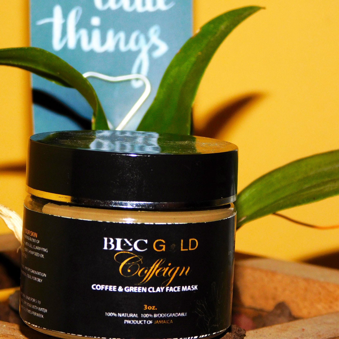 Coffeign - Coffee and Green Clay Mask - 3 oz - Sweet Jamaica Shopping