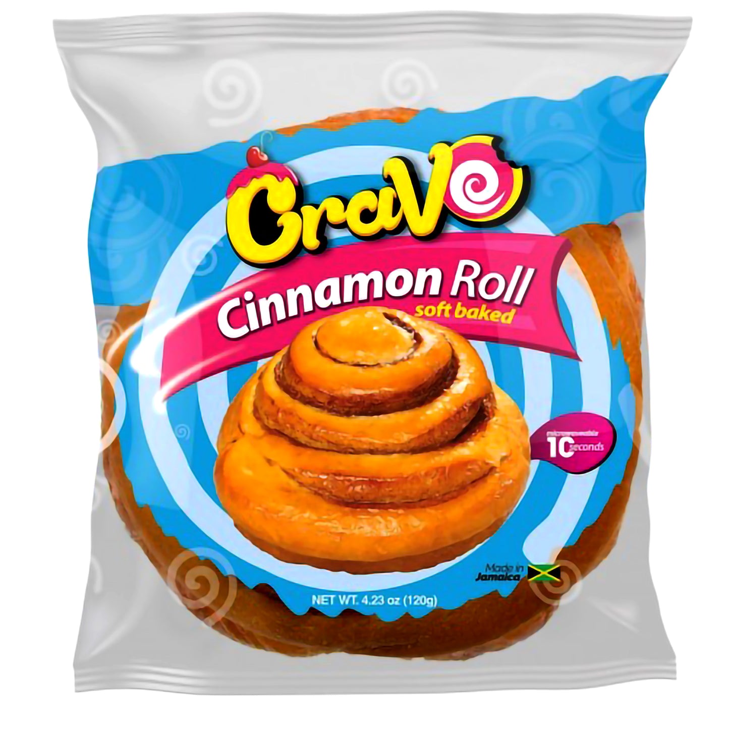 CRAVE CINNAMON ROLL (3 units) - Sweet Jamaica Shopping