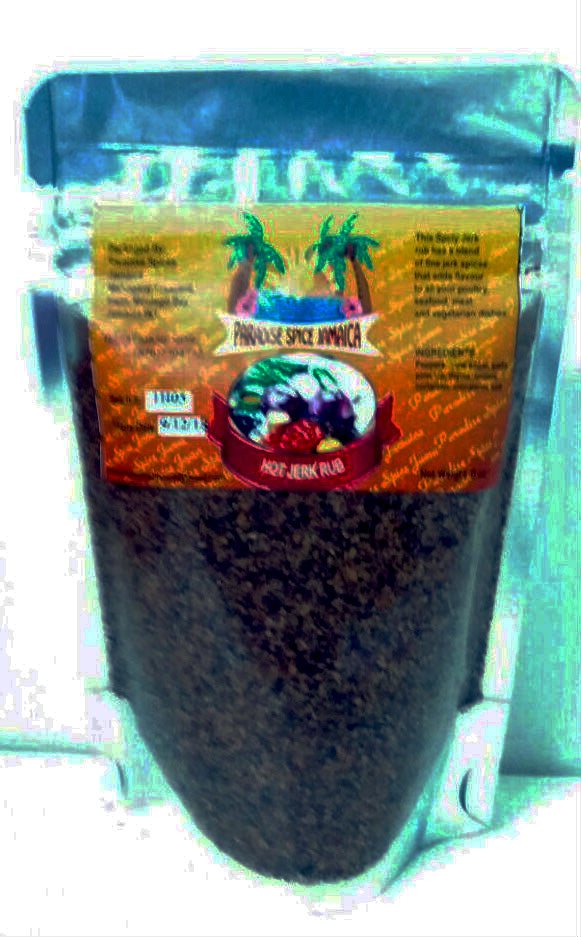 Paradise Spice Hot Jerk Rub 16oz - Sweet Jamaica Shopping