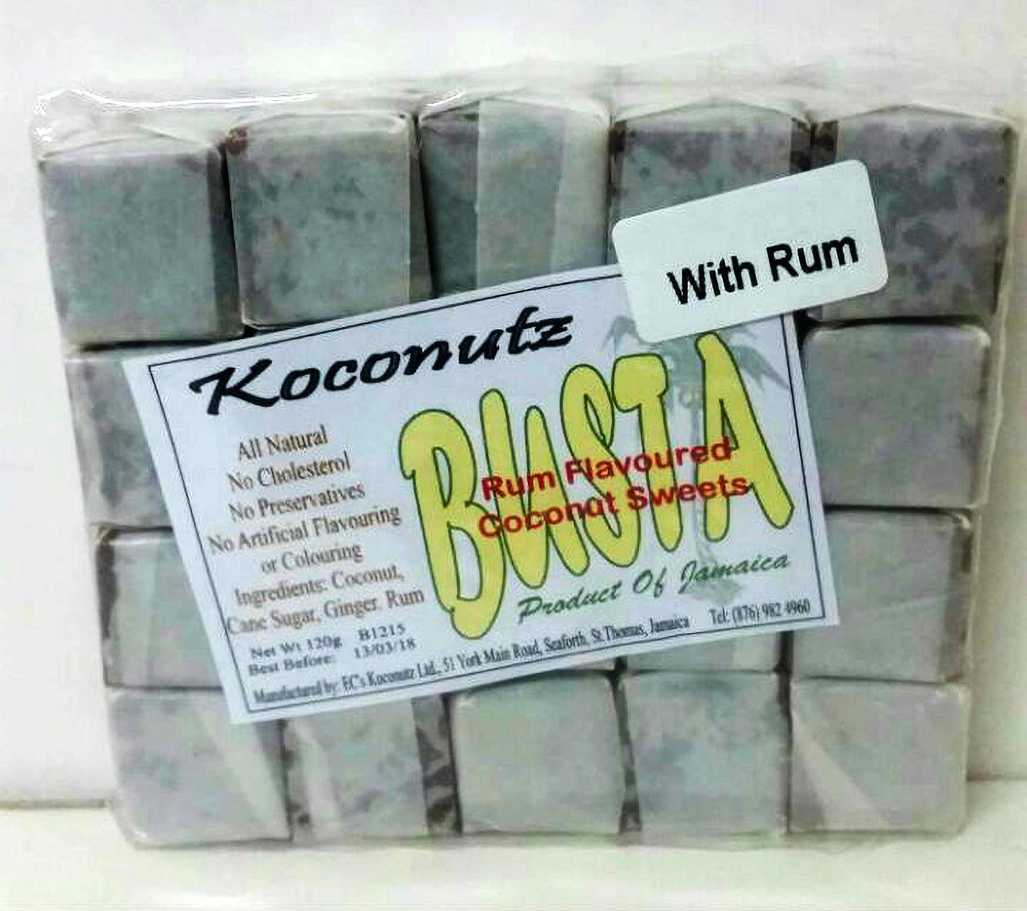 Rum Flavored Busta - Sweet Jamaica Shopping
