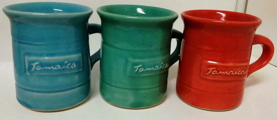 Clonmel etched coffee cups - Sweet Jamaica Shopping