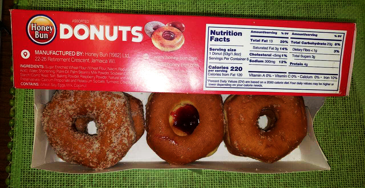 Honey bun donut - Sweet Jamaica Shopping
