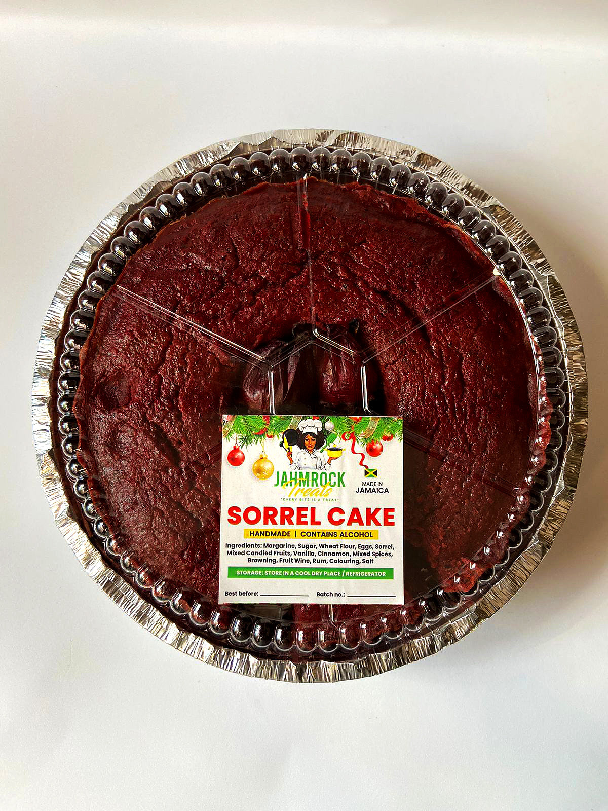 Jahmrock treats sorrel cake sml - Sweet Jamaica Shopping
