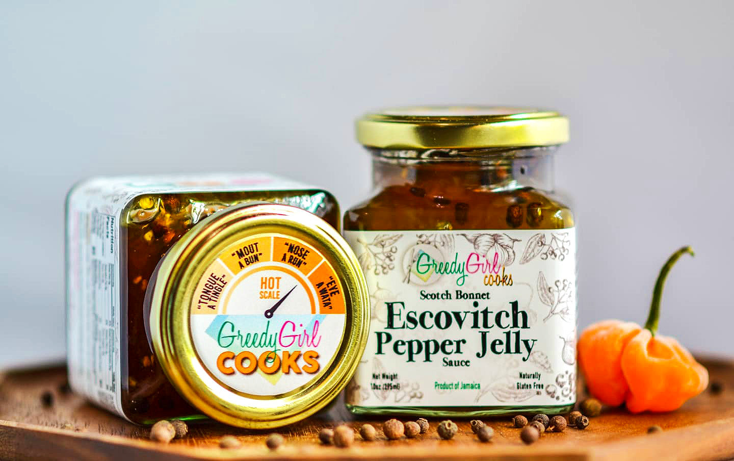 Greedy Girl Scotch Bonnet Escovitch Pepper Jelly Sauce - Sweet Jamaica Shopping