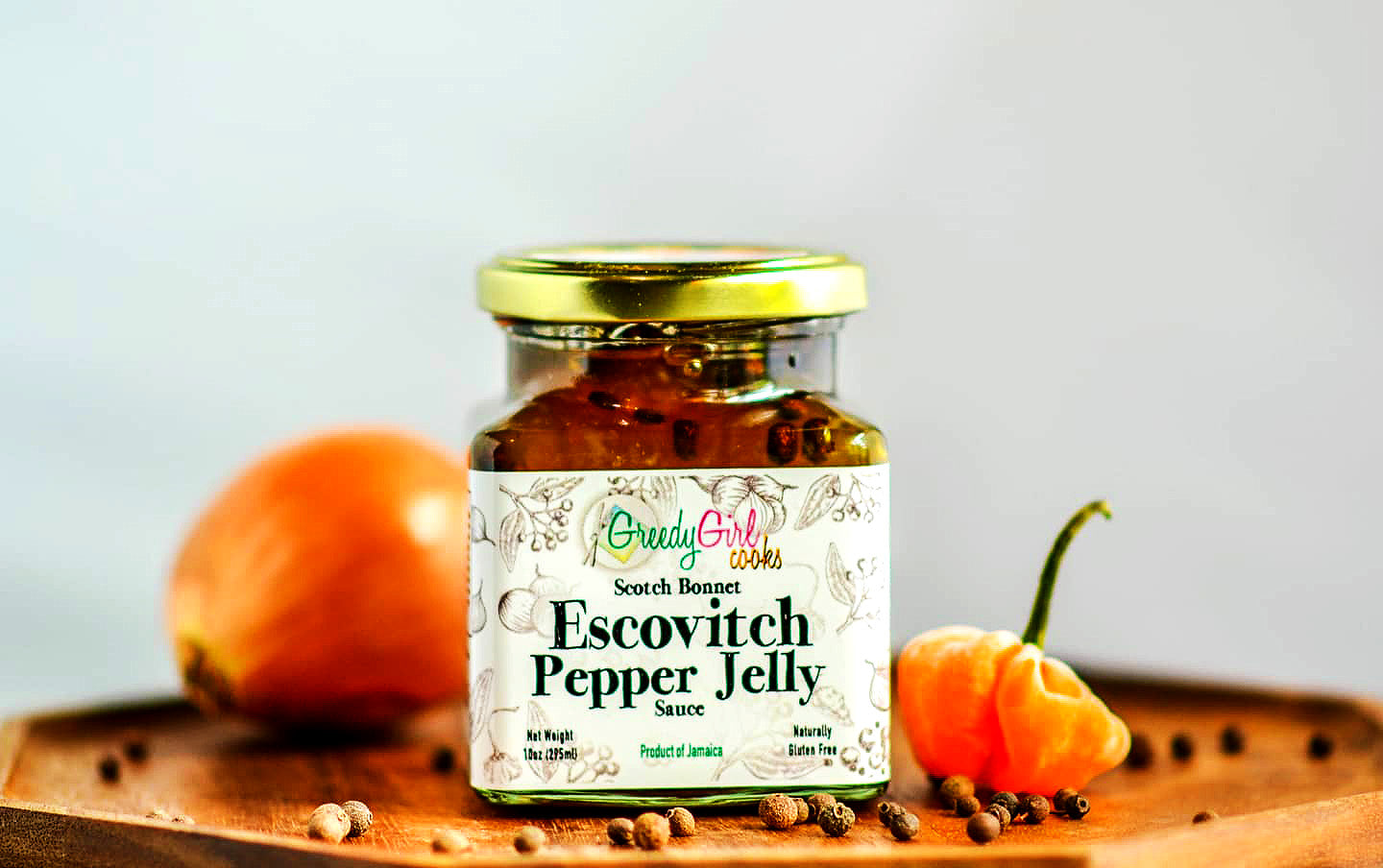 Greedy Girl Scotch Bonnet Escovitch Pepper Jelly Sauce - Sweet Jamaica Shopping