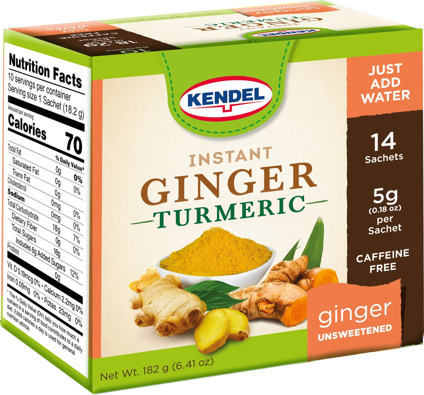 Kendel Ginger Tea per box - Sweet Jamaica Shopping