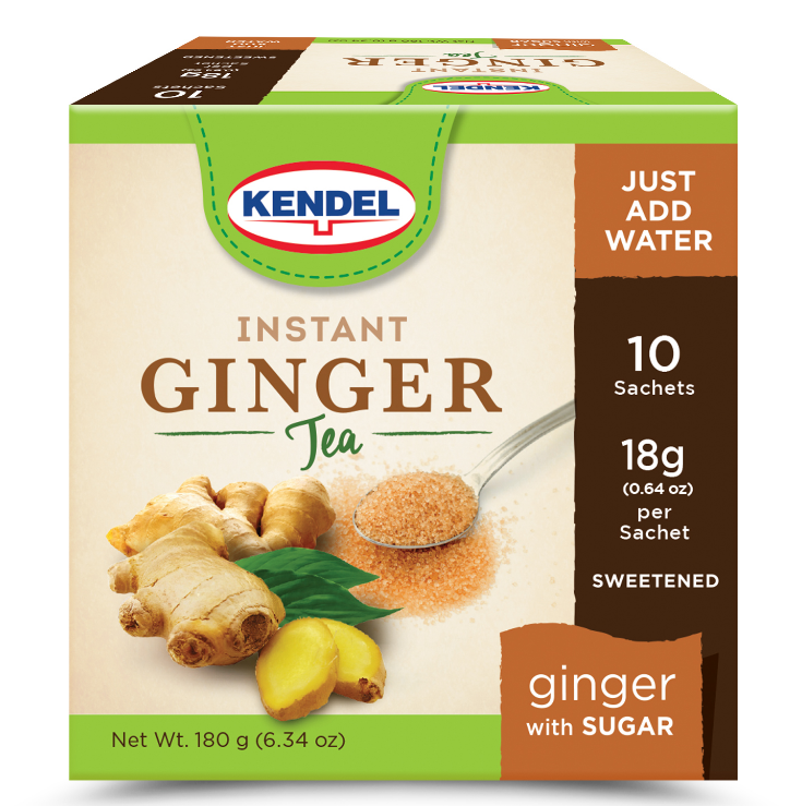 Kendel Ginger Tea 4 Units / 14 Sachets / 5 g - Sweet Jamaica Shopping