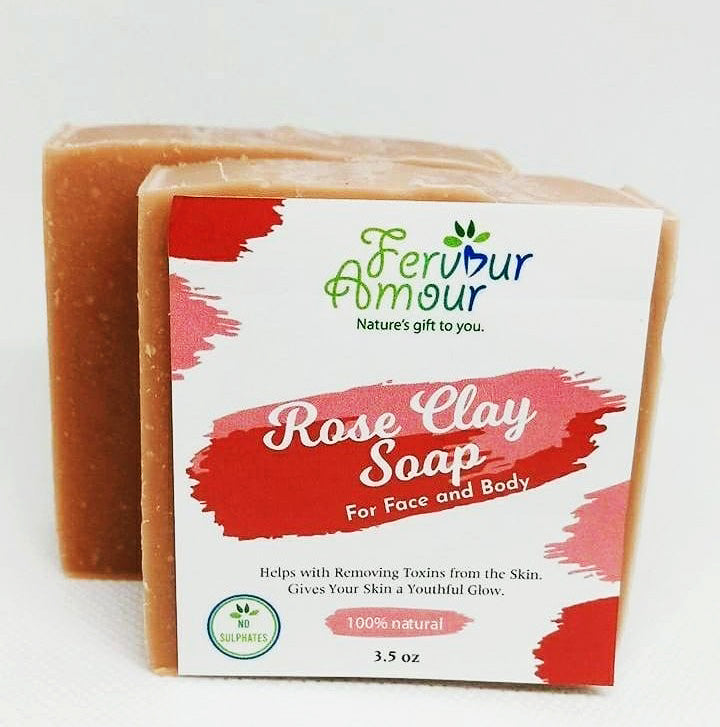 Rose Clay soap - Sweet Jamaica Shopping