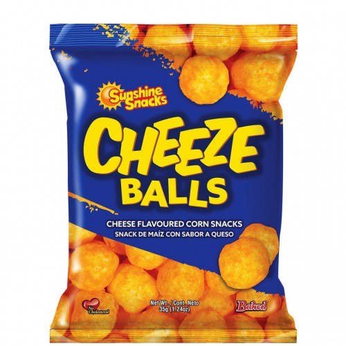 SUNSHINE CHEEZE BALLS 35g 6 pk - Sweet Jamaica Shopping