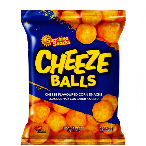 SUNSHINE CHEEZE BALLS 35g 6 pk - Sweet Jamaica Shopping