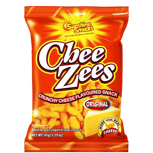 SUNSHINE CHEE ZEES 42g set of 6 - Sweet Jamaica Shopping