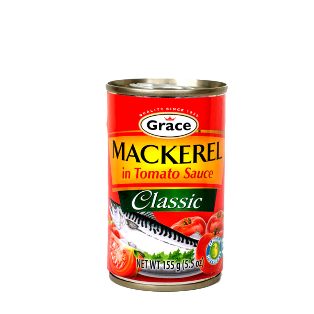 GRACE CLASSIC MACKEREL 155G set of 3 - Sweet Jamaica Shopping