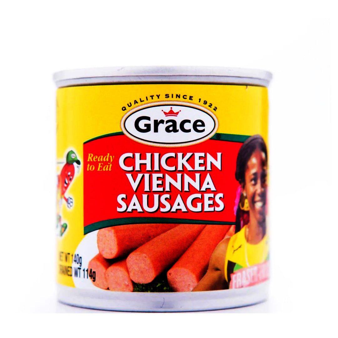GRACE CHICKEN VIENNA SAUSAGE 140G set of 3 - Sweet Jamaica Shopping