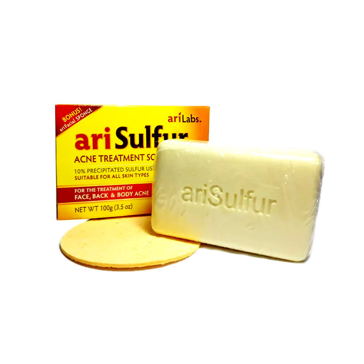 Ari Sulfur Facial and Body Bar, 3.5oz - Sweet Jamaica Shopping