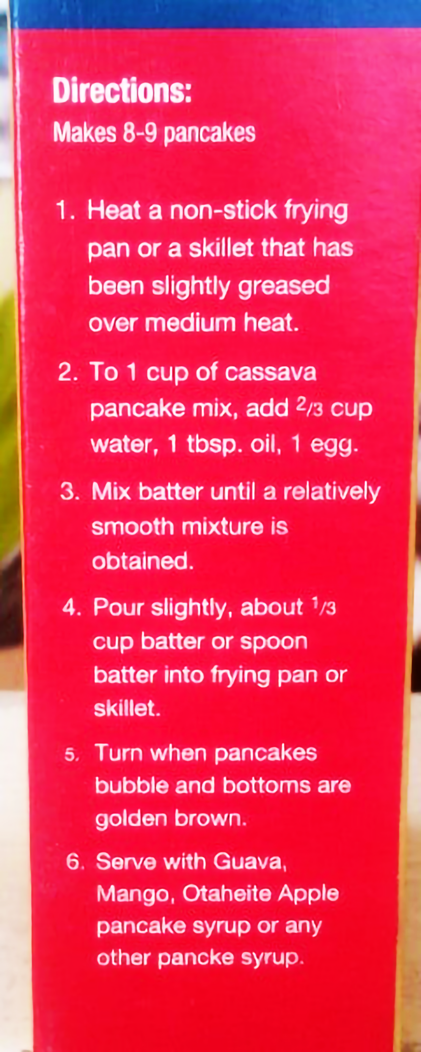 Cassava Pancake mix - Sweet Jamaica Shopping