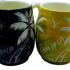 Carved Coffee cups - Sweet Jamaica Shopping