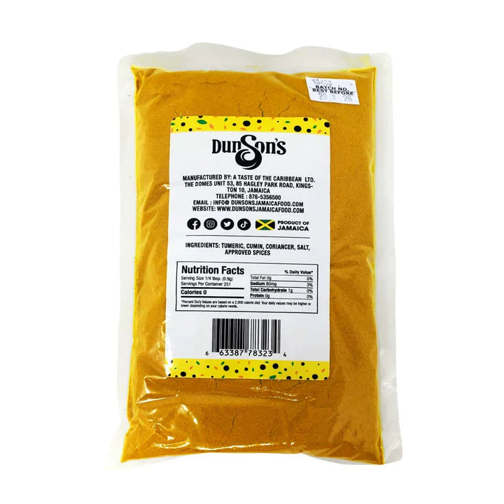 Dunson's Curry Powder, 12oz - Sweet Jamaica Shopping