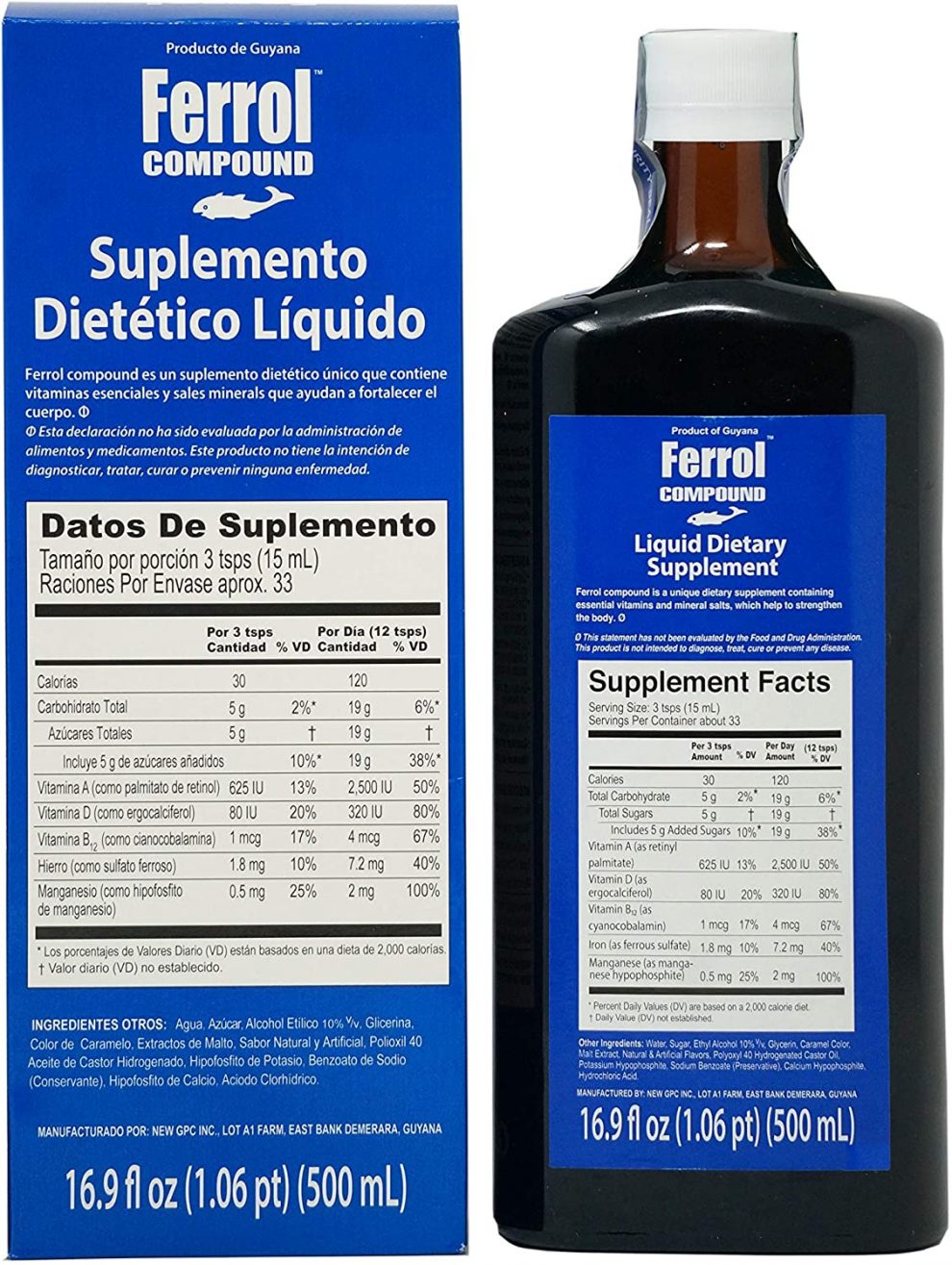 Ferrol Compound Liquid Tonic - Sweet Jamaica Shopping