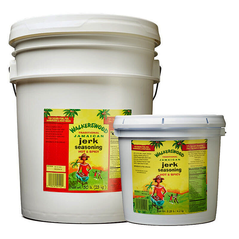Walkerswood hot Jamaican Jerk Seasoning, 9.25-Pound - Sweet Jamaica Shopping