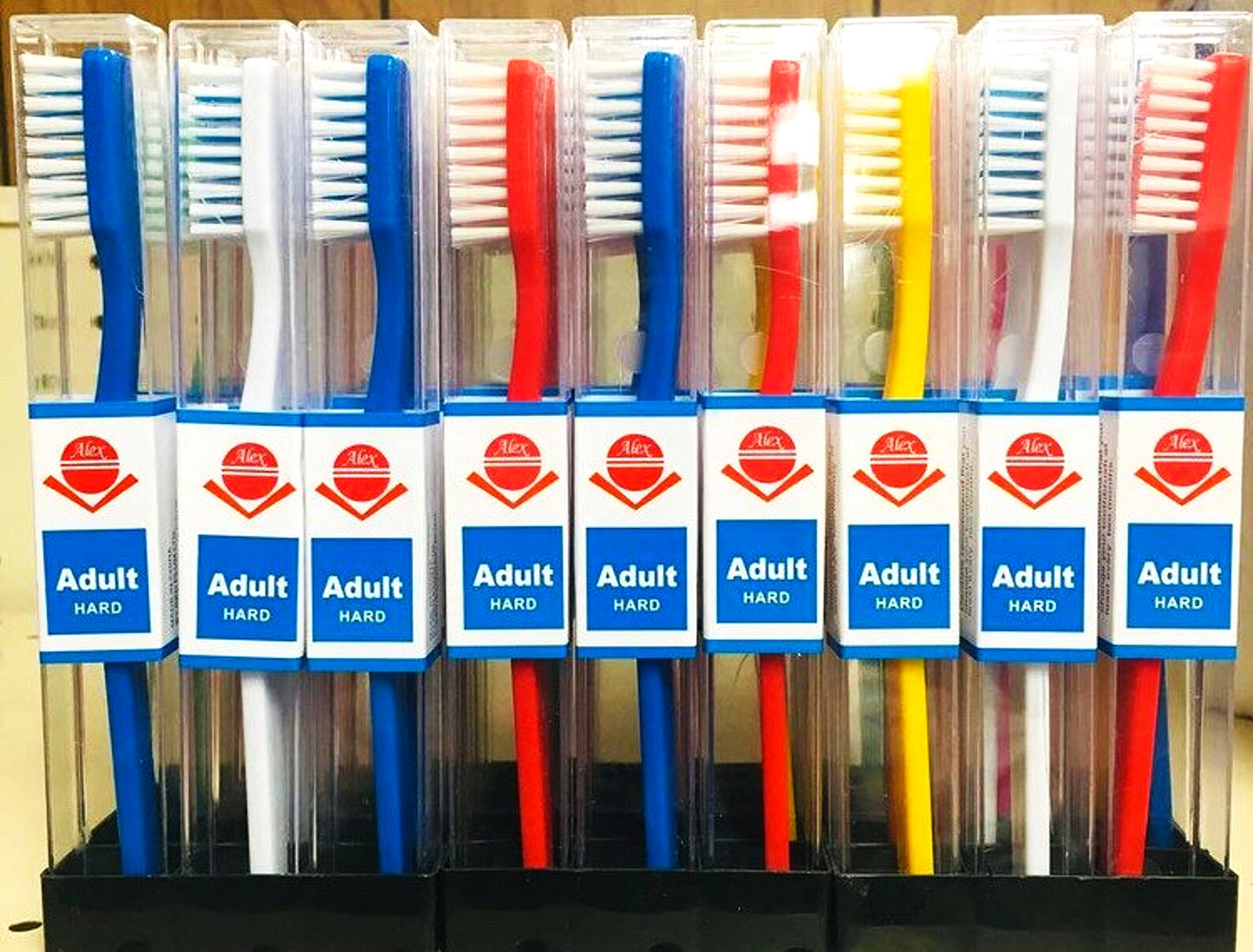 Jamaican Adult Hard Toothbrush set of 6s - Sweet Jamaica Shopping