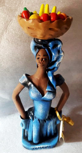 Market lady figurine (mini) - Sweet Jamaica Shopping