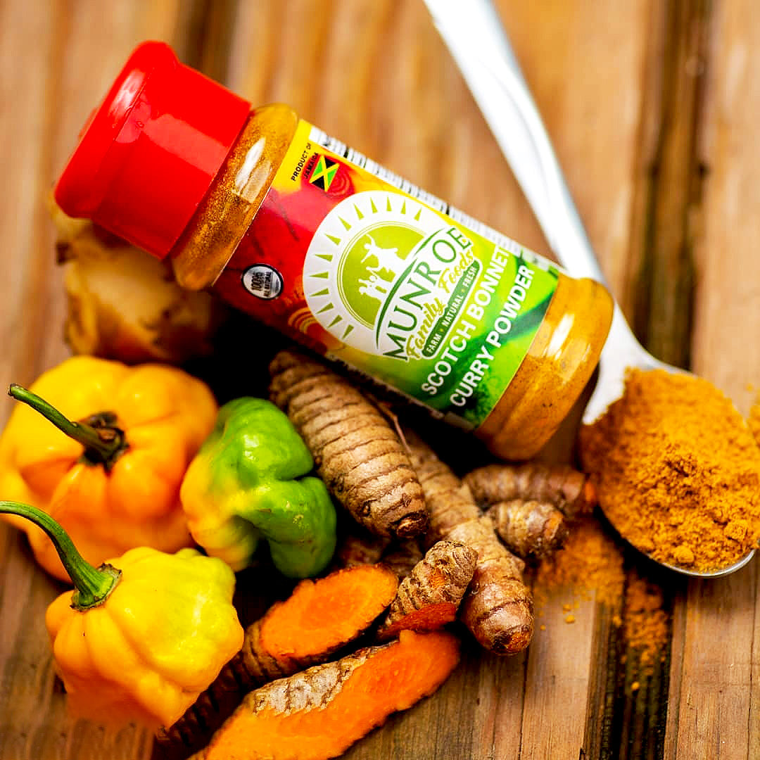 Scotch Bonnet Curry Powder Bottle 1.1oz - Sweet Jamaica Shopping