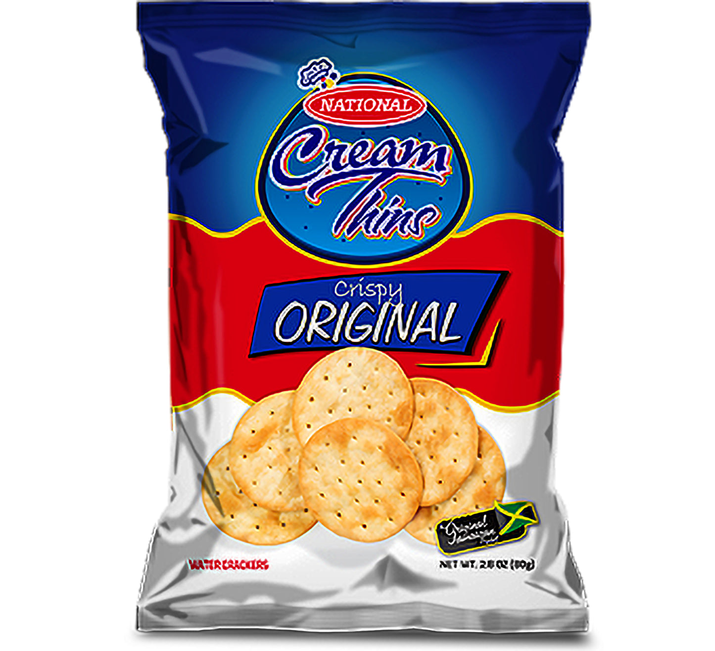 NATIONAL CREAM THINS CRISPY CRACKERS ( bundle 6) - Sweet Jamaica Shopping