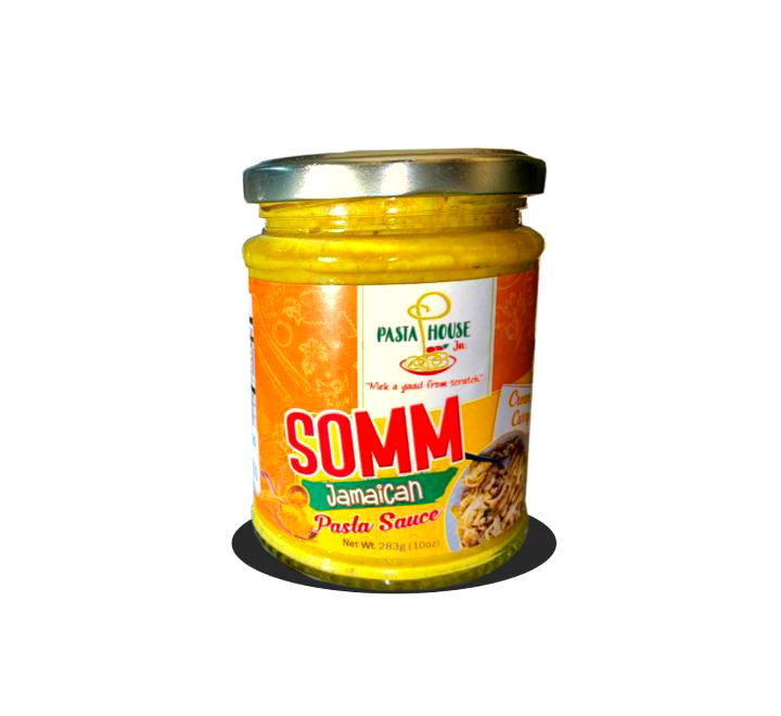 SOMM Jamaican Pasta Sauce, Creamy Curry 16 oz - Sweet Jamaica Shopping