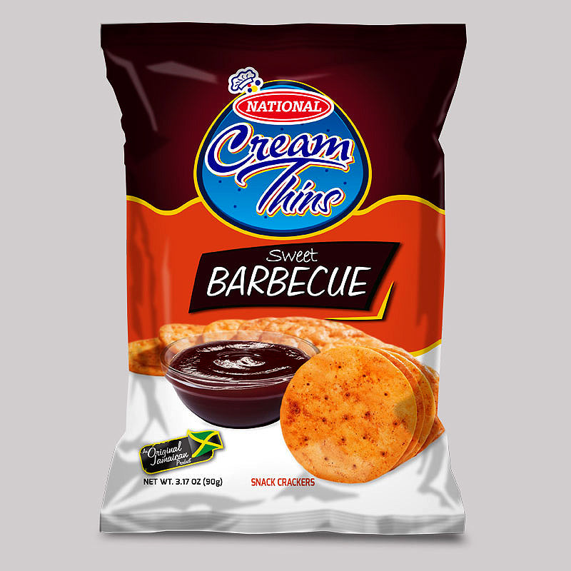NATIONAL CREAM THINS CRISPY CRACKERS ( bundle 6) - Sweet Jamaica Shopping