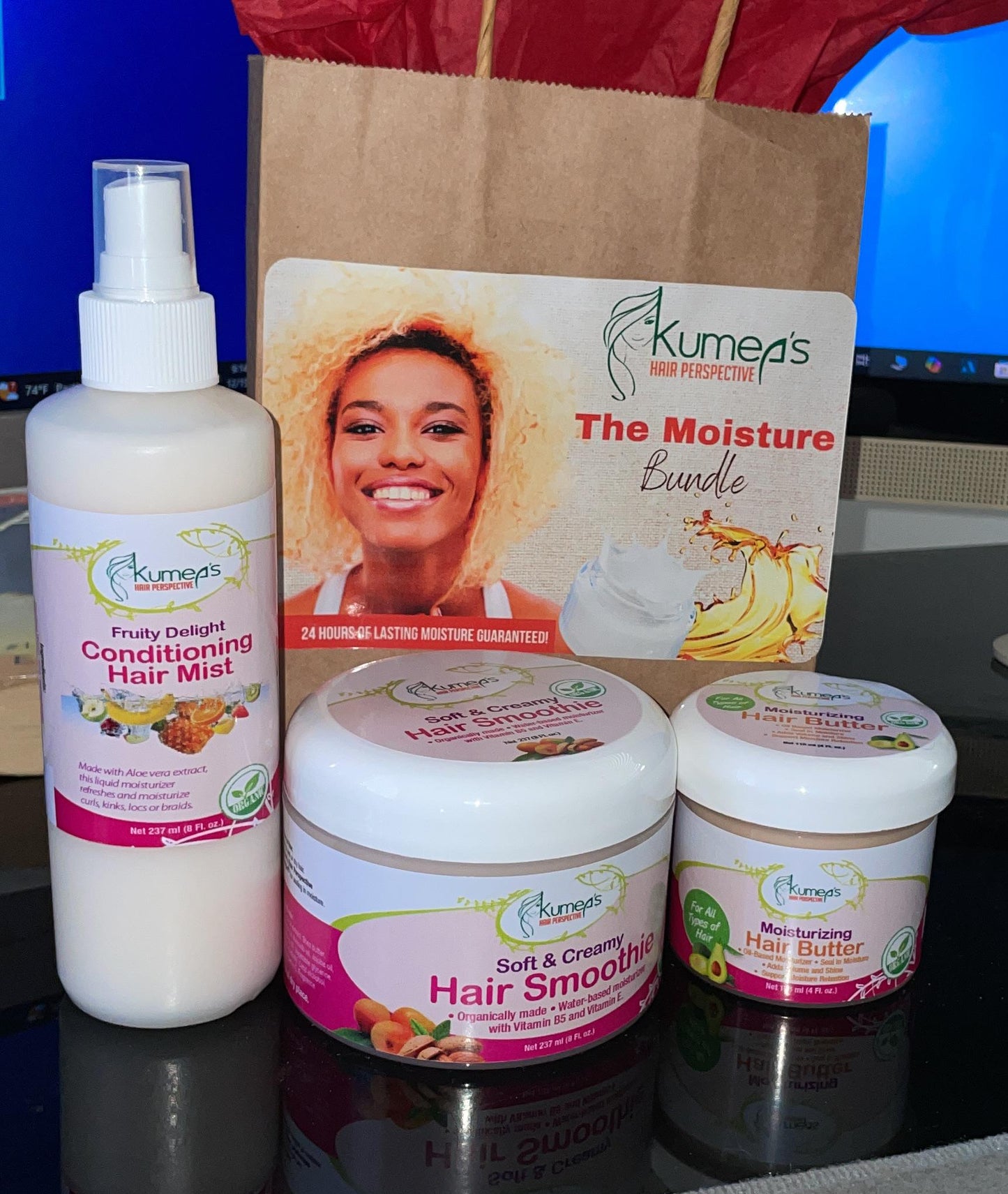Kumeas hair moisture bundle - Sweet Jamaica Shopping