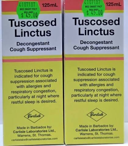 TUSCOSED LINCTUS 125ML - Sweet Jamaica Shopping