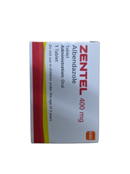 Zentel De-Wormer Tablet 400mg