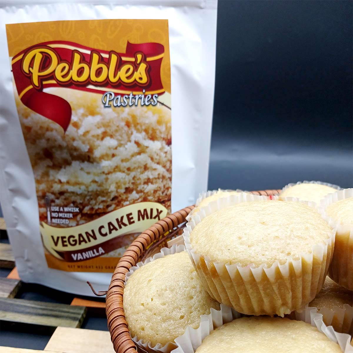 Pebbles Pastries Vegan Vanilla Cake Mix, 432g - Sweet Jamaica Shopping