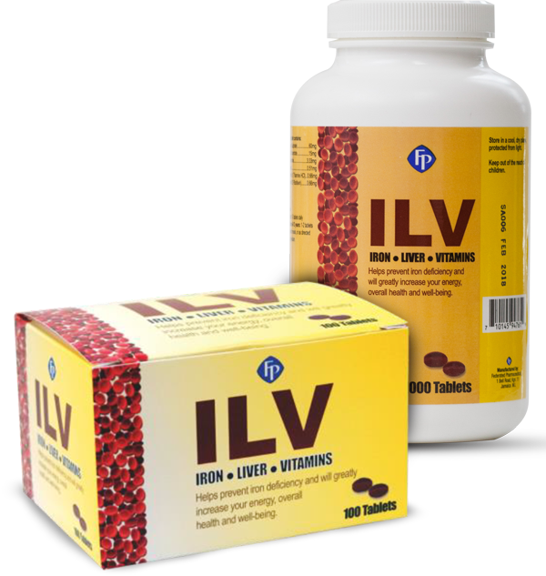 ILV iron tablets (12 tablets) - Sweet Jamaica Shopping