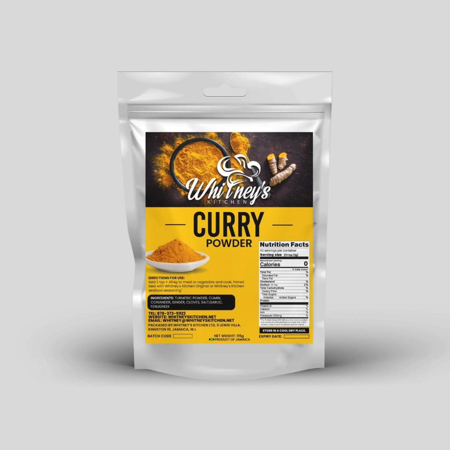 Whitney's Original Curry Powder 8oz