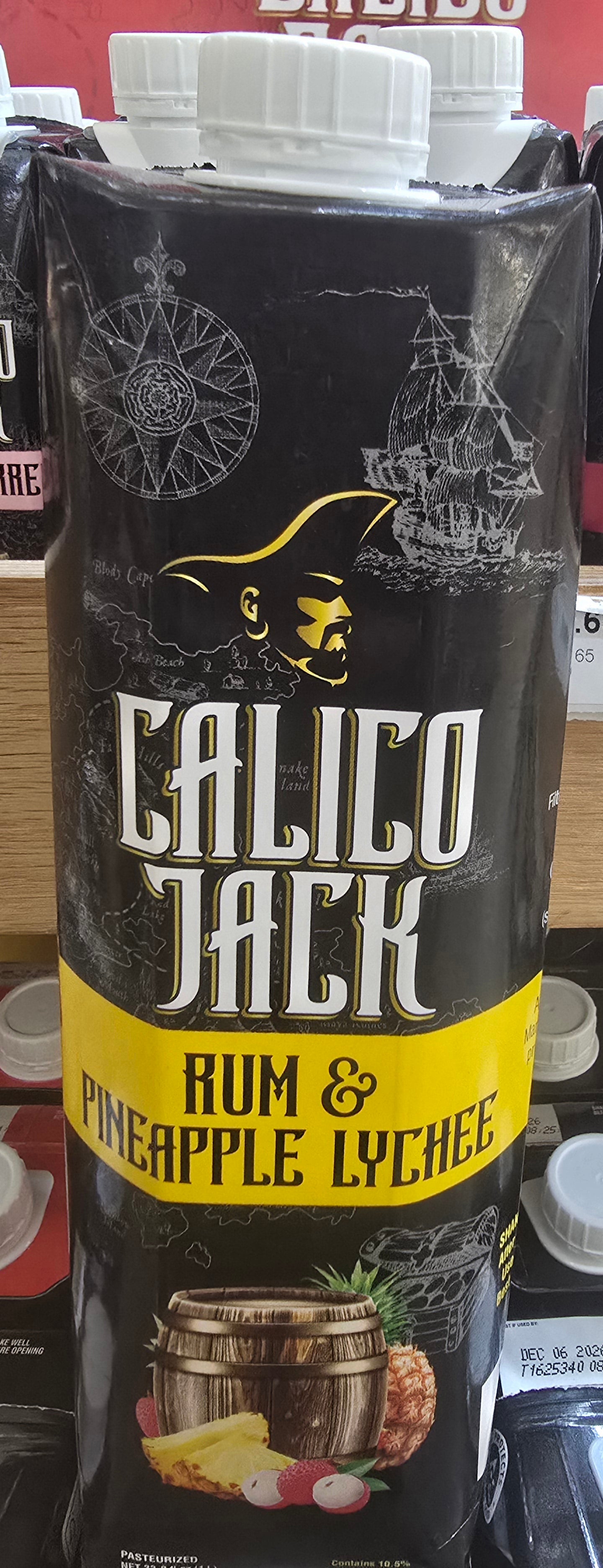 Calico Jack Fruit Blend Flavored Jamaican Rum Punch 6 Units / 250 ml - Sweet Jamaica Shopping