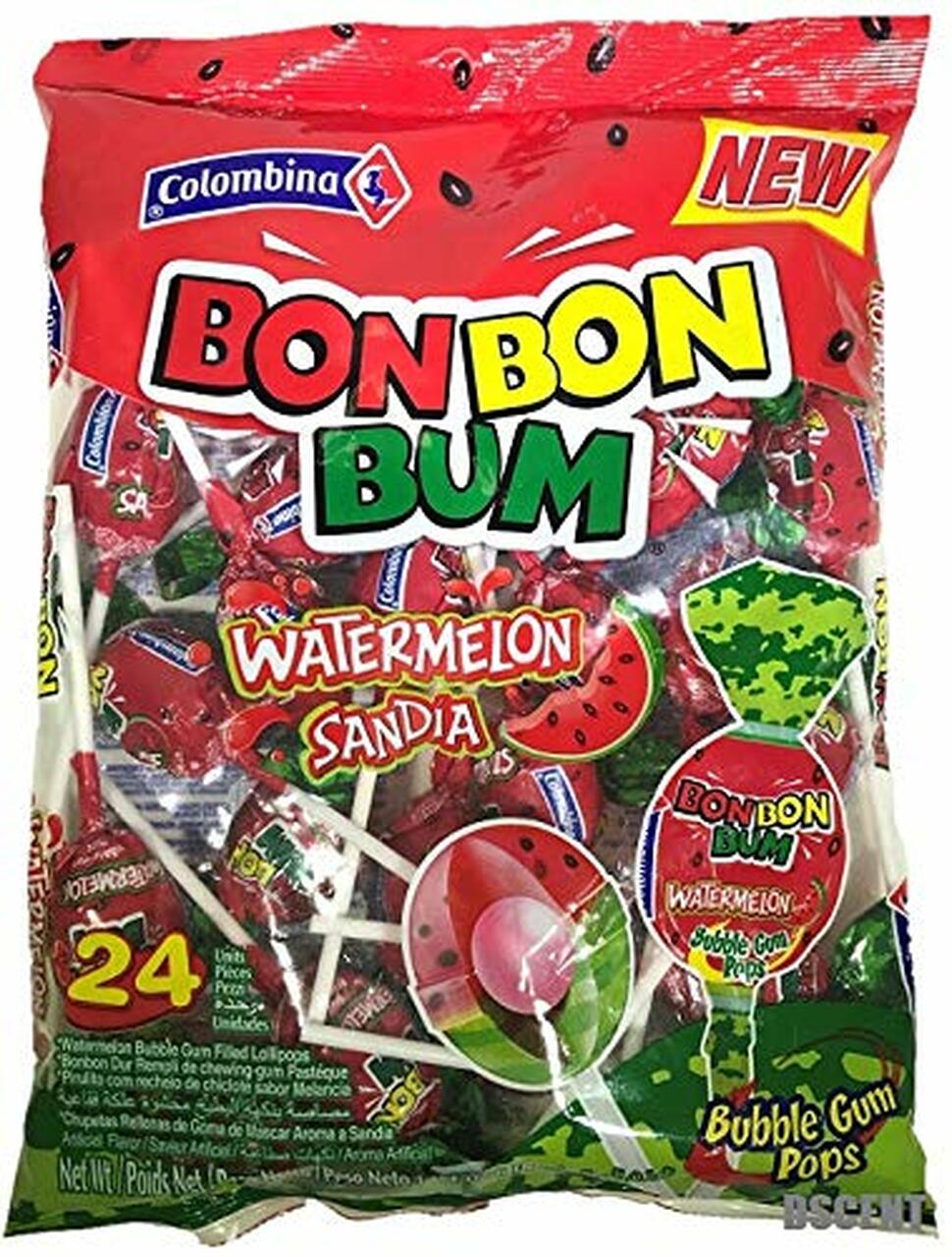 Colombina BonBon Bum Assorted sweets pk 24