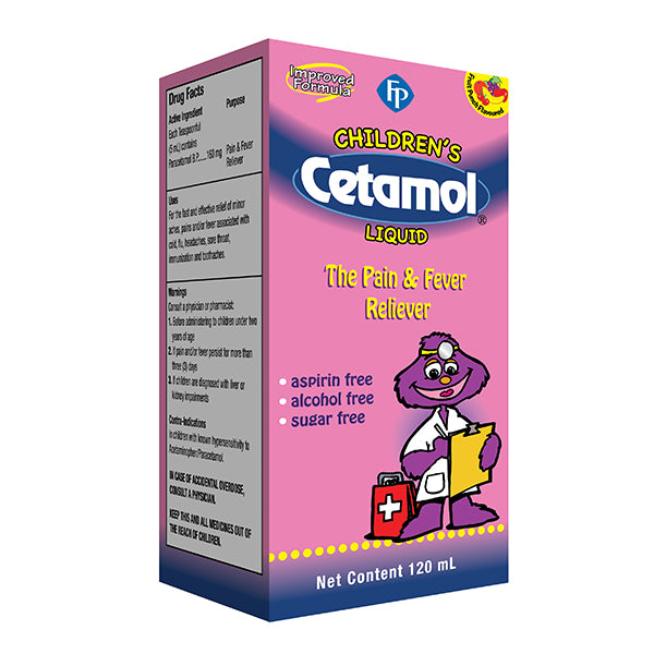 Children’s Cetamol Liquid - 120 ml