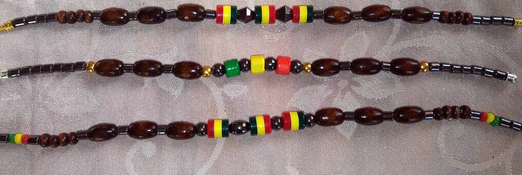 wood bead braclet