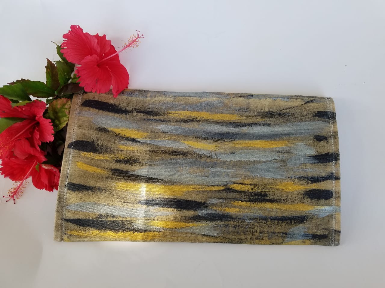 Hand painted purse Abstract