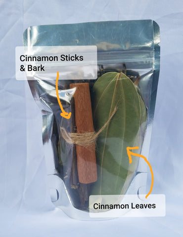 Dried Cinnamon Stick & leaves