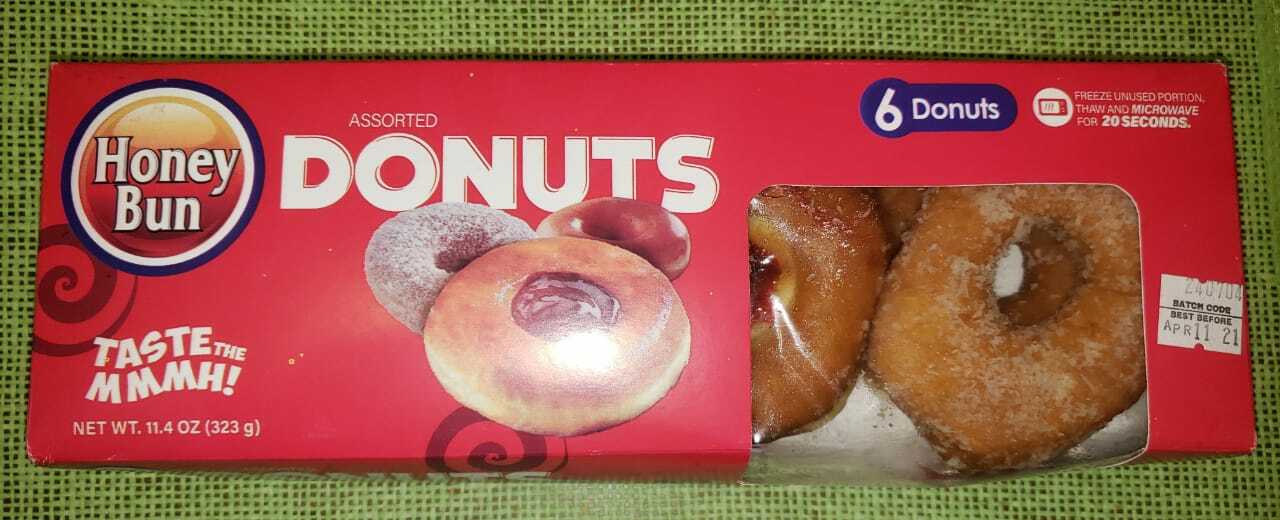 Honey bun donut
