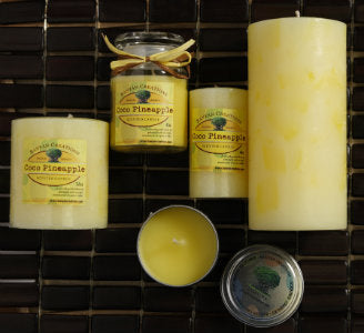 Coco Pineapple Candle Set